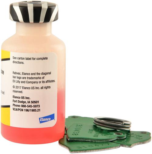rabvac 3 w/ tags - vaccine for rabies | jeffers pet