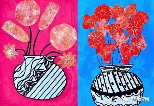创意美术:拓印画 线描擦出不一样的火花