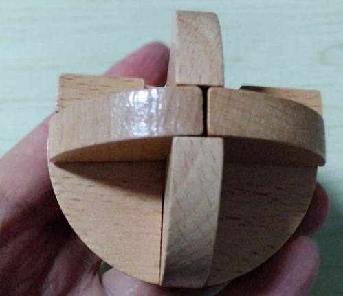 孔明锁三通步骤智力自由之孔明锁入门三鲁班锁梅花锁教学视频图解