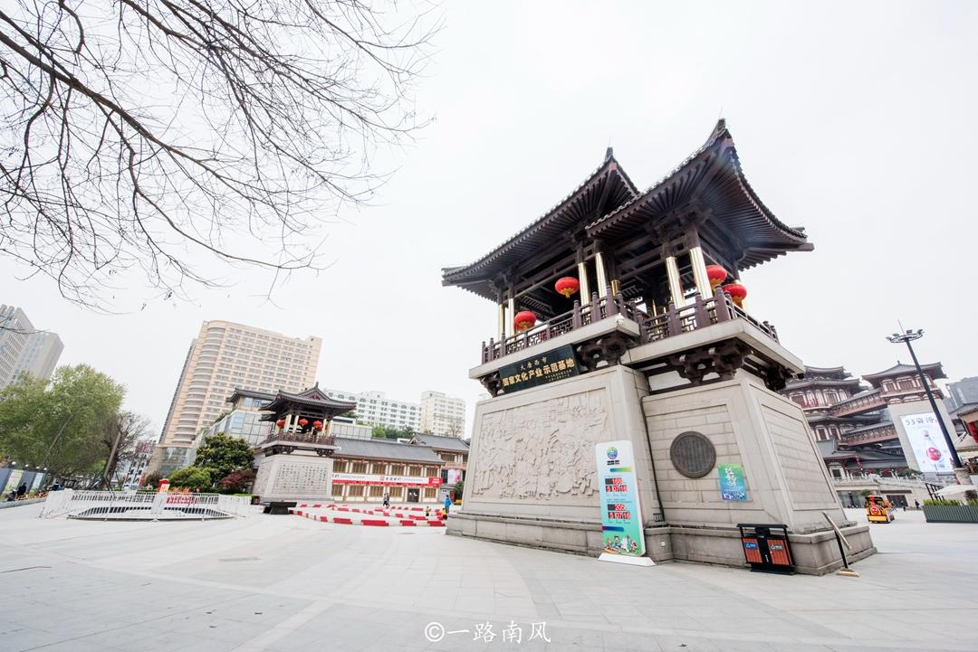 西安大唐西市曾经是世界的贸易中心现在游客不多