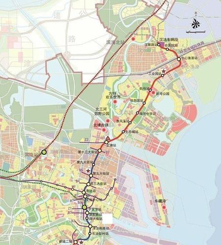 天津地铁加速,终于给出滨海新区b1,z4,z2线的通车时间