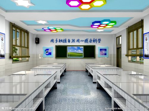 科学实验教室设计图__室内设计_环境设计_设计图库_昵