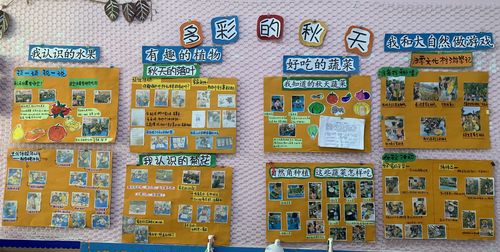 中光学幼儿园中四班主题活动《多彩的秋天》