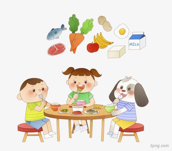 吃饭的小孩png素材透明免抠图片-动植人物