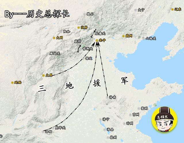 地图上的战争:北京保卫战!于谦守卫北京城,击退瓦剌大军