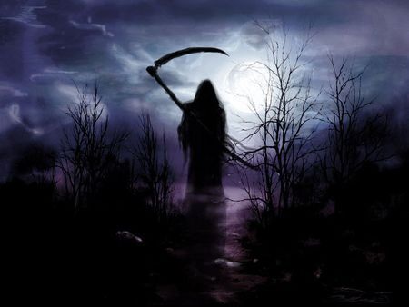 是抗一把镰刀的死神,要求qq头像!