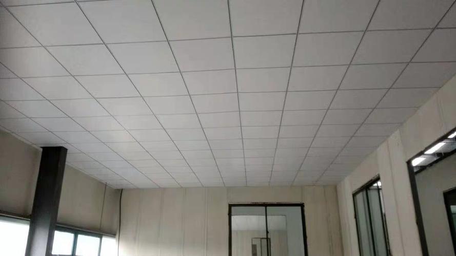 pvc饰面无尘石膏板996天花吊顶600*600轻钢龙骨吊顶天花吸音隔热