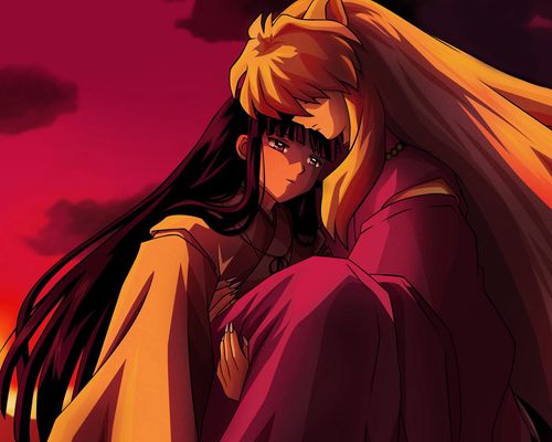 卡通动漫壁纸下载 犬夜叉壁纸下载 桔梗·犬夜叉高清壁纸_[1280x1024]