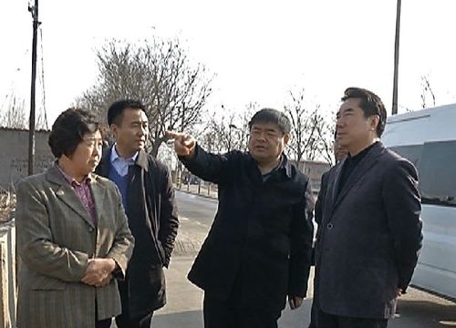 县长周雪军视察城建重点项目-灵寿论坛-手机灵寿在线