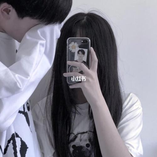 遮脸真人情侣头像!_素材_头像