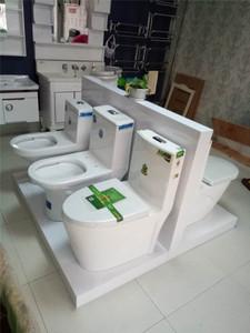 卫浴马桶展柜展示架蹲便展架坐便器展台水龙头展示柜淋浴花洒展板