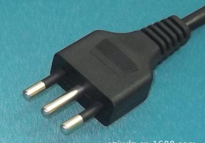 智利标准电源线智利插头电源线