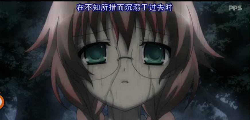 求一张动漫,女生面无表情却留着泪的那种