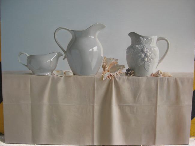 img_1771实物杯子罐子器皿静物印象画派写实主义油画装饰画