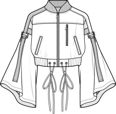 分割服装款式图