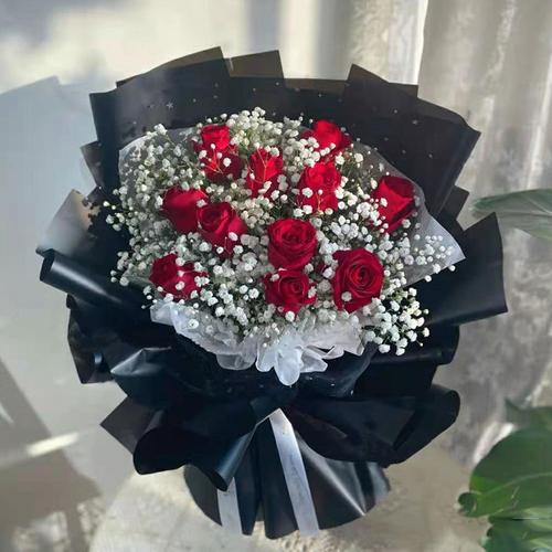 上新七夕情人节永生仿真生日生日礼物干花假玫瑰花送女友鲜花束送闺蜜