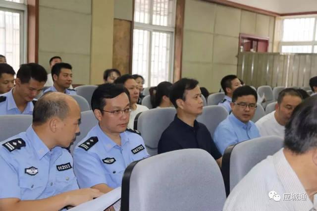 应城首次公开开庭审理涉黑涉恶案件现场曝光