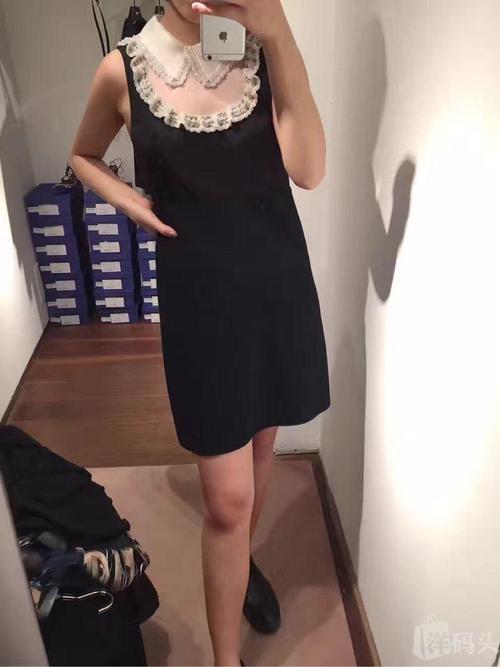 女装 连衣裙 miumiu 蕾丝透视感即视
