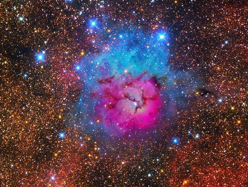 m20,ngc 6514 三叶星云