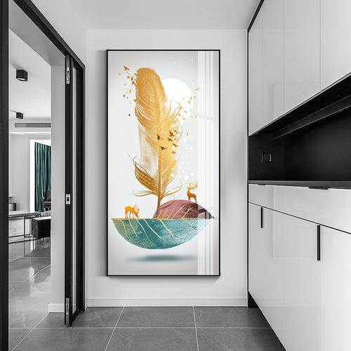 大气走廊简约过道入户装饰画挂画玄关