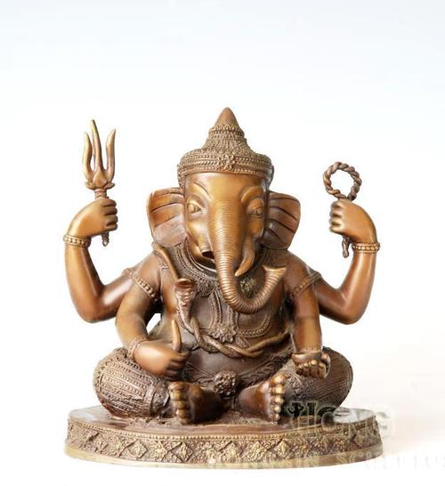 铜佛菩萨像 密宗佛教 象神摆件 工艺品 (大象神 fx-061) 鸿鑫雕塑