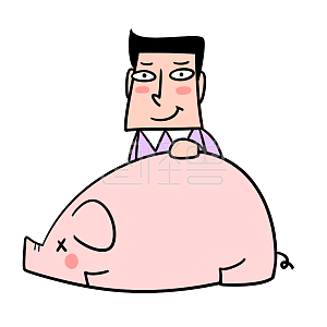 图怪兽原创元素跟我结婚猪肉管够表情包