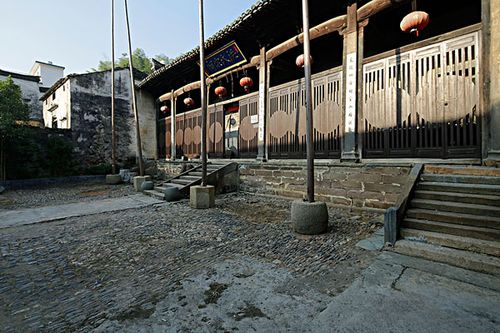 歙县三阳村洪氏宗祠外景