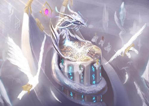 巴哈姆特bahamut,白金龙神