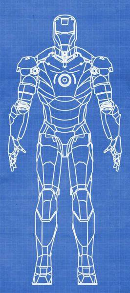 有谁能给我发个钢铁侠的手臂是设计模型图,谢谢!