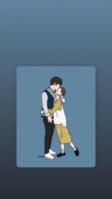 情侣之间,小动作的甜蜜(作者见水印,侵删)