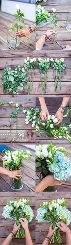 插花步骤 3,花 枝 插 序  一般先插花后插叶,这样容易在插叶的时候将