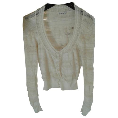 ala03a white viscose knitwear