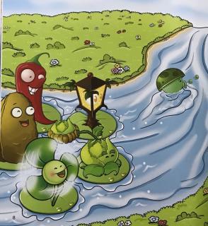 植物大战僵尸水兵菇简笔画