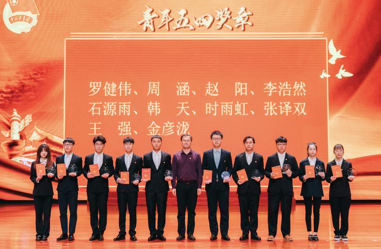 表彰"青年五四奖章"