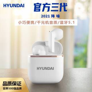 hyundai现代影音现代真无线蓝牙耳机半入耳式通话降噪运动防水华99元