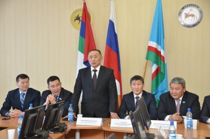 俄罗斯联邦萨哈(雅库特)共和国戈尔内区照片2014年2月