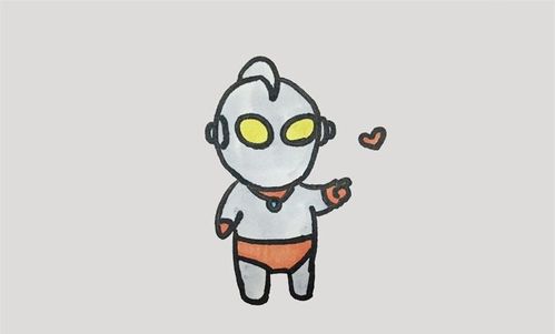 奥特曼怎么画艾克斯