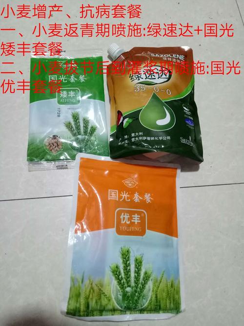 小麦高产套餐:矮丰套餐 优丰套餐.