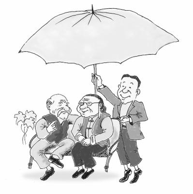 孝文化公益简笔画