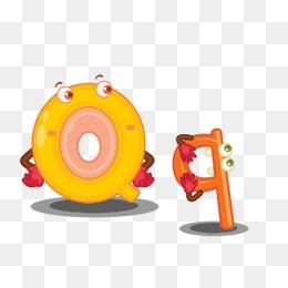 "可爱卡通字母q"