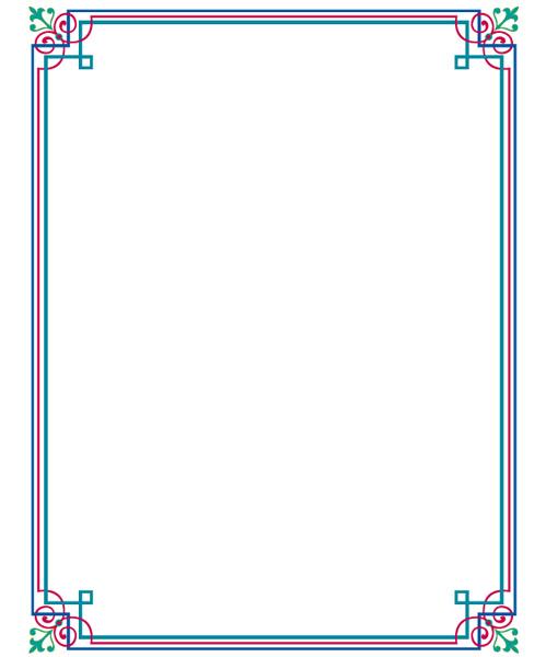 美术边框124