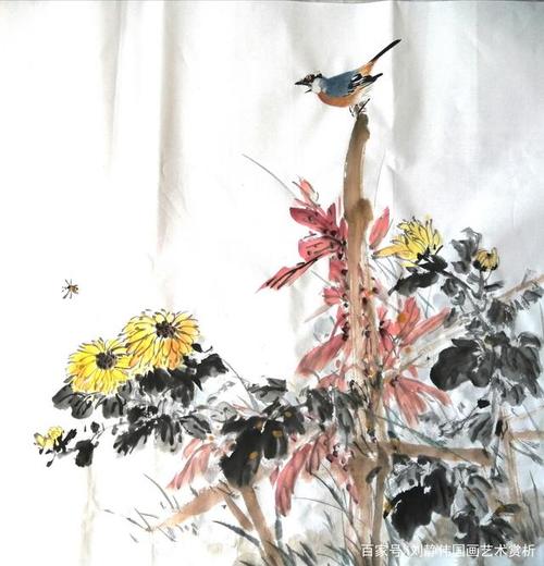 小写意花鸟系列刘静伟作品