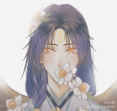 情头_食物语子推燕龙井虾仁情头摸鱼绘画作品