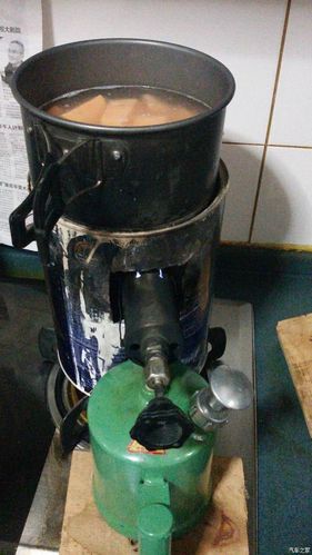 用汽油喷灯做炉子成功