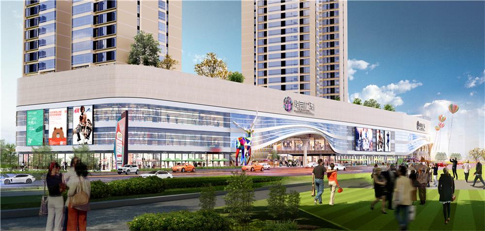 在市场调研中确立精准定位:广佛金沙洲金铂天地购物中心设计分析_广场