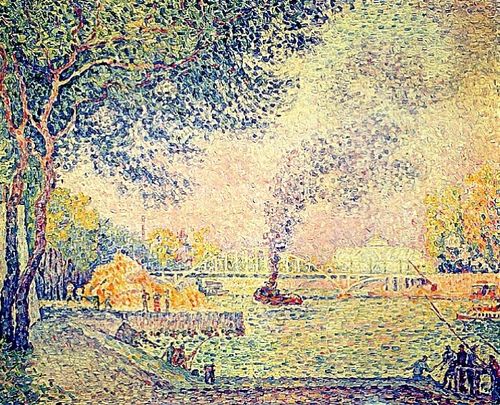 法国新印象派画家保罗·西涅克(paul signac)油画作品