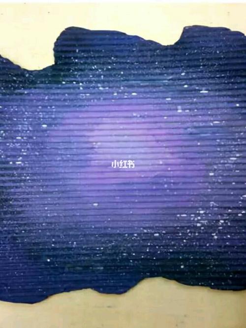 只用一只牙刷就画出梵高星空画
