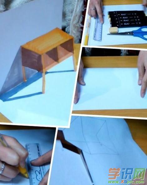 3d立体简单铅笔画的绘制教程