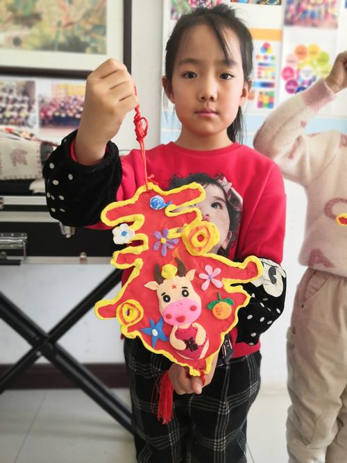 春节粘土作品展示