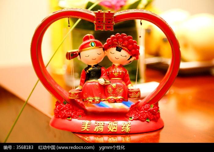 新婚礼物 新郎新娘模型 结婚祝福